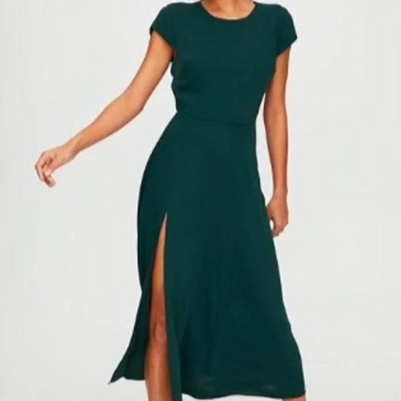 Aritzia Babaton Hamptons Dress Green size 6 - Picture 6 of 6